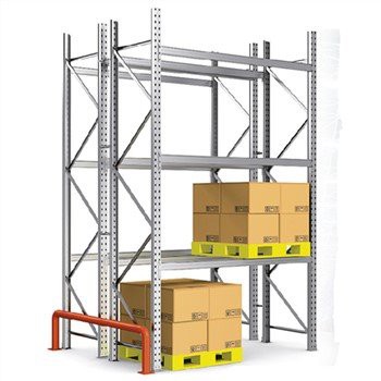 Sistema de estantería de paletas de almacenamiento de acero ajustable para almacén