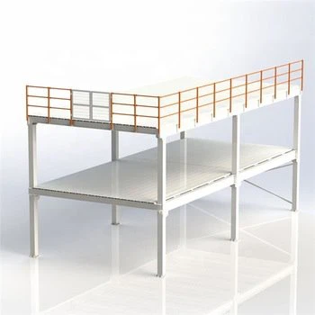 Piso de soporte de estanterías de entresuelo de varios niveles