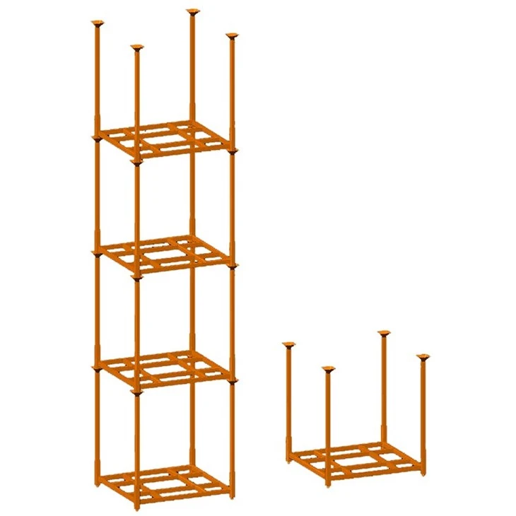 Portable Foldable Stackable Warehouse Storage Stacking Rack