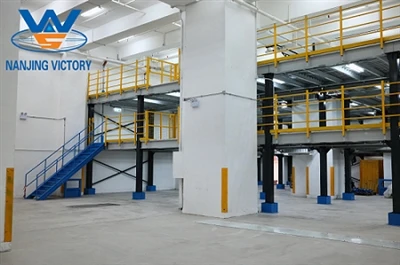 ¡Felicidades! Plataforma de acero multi-nivel instalada correctamente